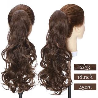 Buy 2-33 Synthetic Long Wavy Fake Ponytail Extension