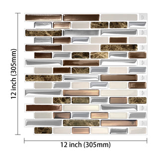 Buy t80027 Strong Adhesive Subway Tiles Vinyl Wallpaper Peel and Stick