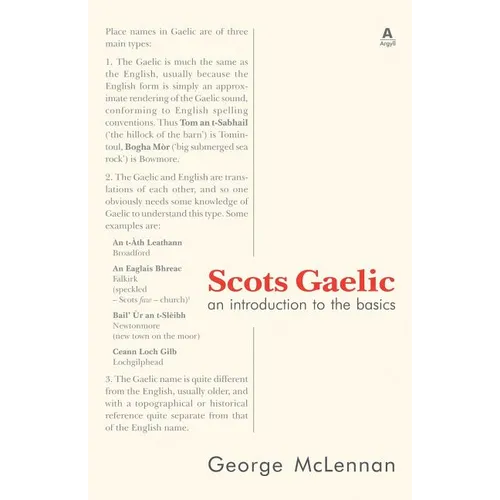 Scots Gaelic: an introduction to the basics - Paperback