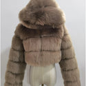 Furry Cropped Faux Fur