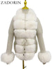 Knitted Sweater Fur Cardigan