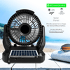 Supersonic Solar-Powered BT Speaker with FM Radio, LED Flashlight, and Fan