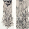 22Inch Long Straight Wavy Hair Extension 7Pcs/Set 16 Clips