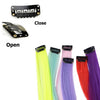 Synthetic Rainbow Highlighted Hair