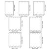Thick PEVA Water Cube Shower Curtain