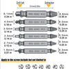 GripOut Screw Extractor Set