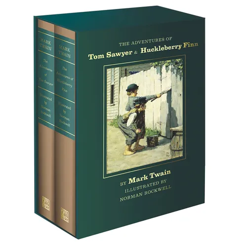 The Adventures of Tom Sawyer and Huckleberry Finn: Norman Rockwell Collector's Edition - Hardcover