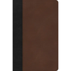 CSB Thinline Bible, Black/Brown Leathertouch - Imitation Leather