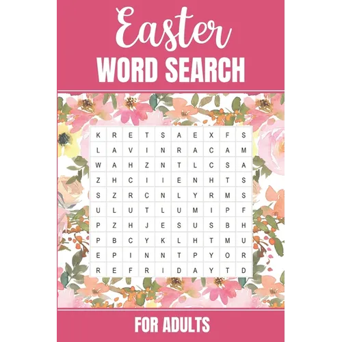 Easter Word Search for Adults: Christian Crossword for Adults Cross Words Puzzle Book Word Search Large Print - Paperback