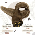Double Weft Hair Extensions Human Hair for Woman