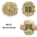 LARGE Comb Clip in Curly Hair Extension