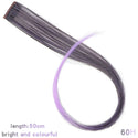 22 Inch Synthetic Colored Highlight Hair Extensions