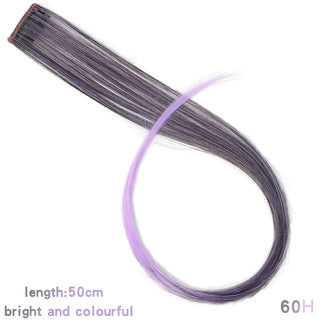 Buy 60h 22 Inch Synthetic Colored Highlight Hair Extensions