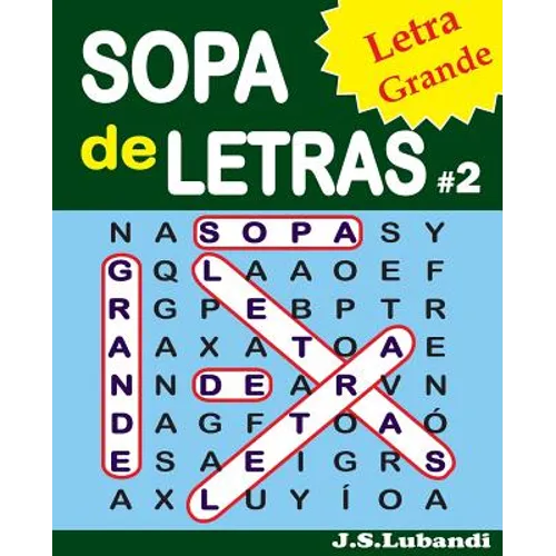 SOPA de LETRAS #2 (Letra Grande) - Paperback