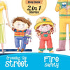 Stay Safe: Crossing the Street and Fire safety - Paperback