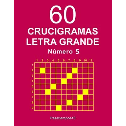 60 Crucigramas Letra Grande Número 5 - Paperback