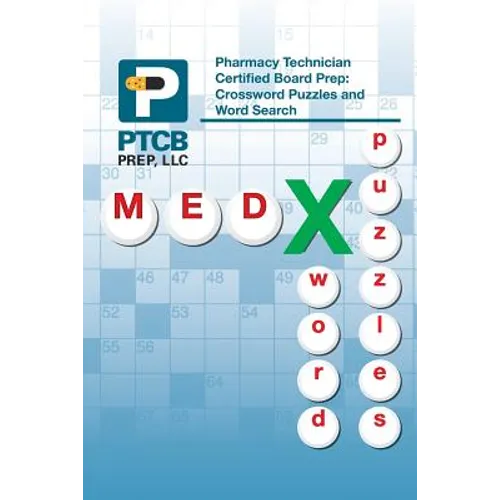 Pharmacy Technician Certified Board Prep: Crossword Puzzles and Word Search - Paperback