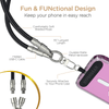 HyperGear 2-in-1 Universal Crossbody Phone Strap and Charging Cable