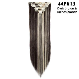 Buy 4ap613 Long Straight Clip in on Hair Extensions