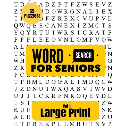 Large Print Word Search for Seniors - Paperback