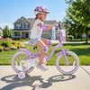 Girls Bike 18 Inch with Training Wheels and Front Bag