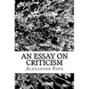 An Essay on Criticism - Paperback