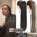Synthetic Long Wavy Fake Ponytail Extension