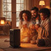 500W Portable Ceramic Space Heater with Safety Tip-Over Protection – Square Design