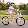 18 Inch Kids Bike with Training Wheels and Front Basket