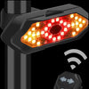Bike Turn Signal Light Remote Control Bicycle Direction Indicator MTB LED Rear Rechargeable Steering Taillight with Horn