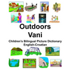 English-Croatian Outdoors/Vani Children's Bilingual Picture Dictionary - Paperback