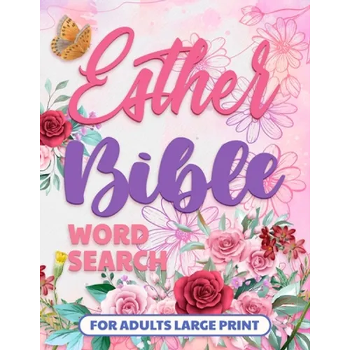Esther Bible Word Search Books for Adults Large Print: Bible Word Find, Puzzle for Seniors with Dementia - Paperback