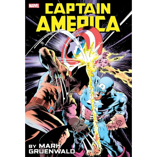 Captain America by Mark Gruenwald Omnibus Vol. 1 Zeck Captain America vs. Wolverine Cover - Hardcover