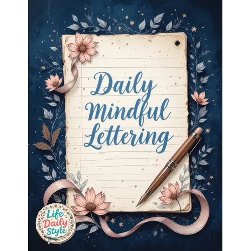 Daily Mindful Lettering: Mastering Mindfulness and Positive Affirmations Through the Art of Calligraphy A Daily Guide for Self-Discovery and Emotional - Paperback
