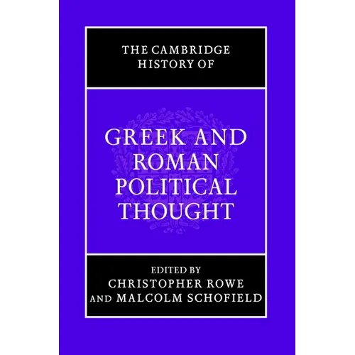 The Cambridge History of Greek and Roman Political Thought - Paperback