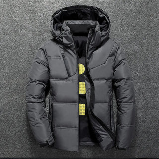 Buy dark-grey Hooded Down Coats