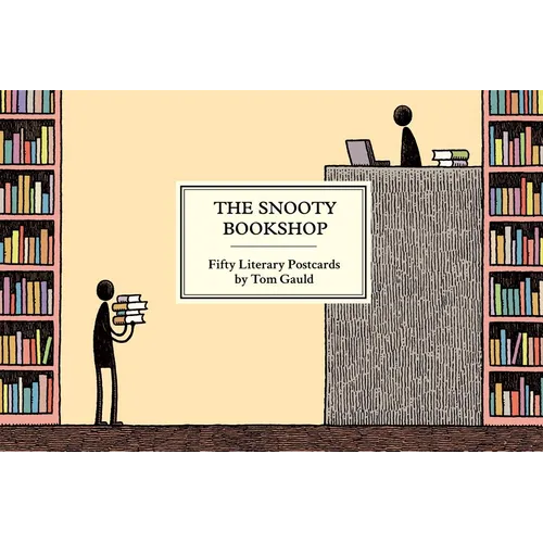 The Snooty Bookshop: Fifty Literary Postcards by Tom Gauld - Hardcover