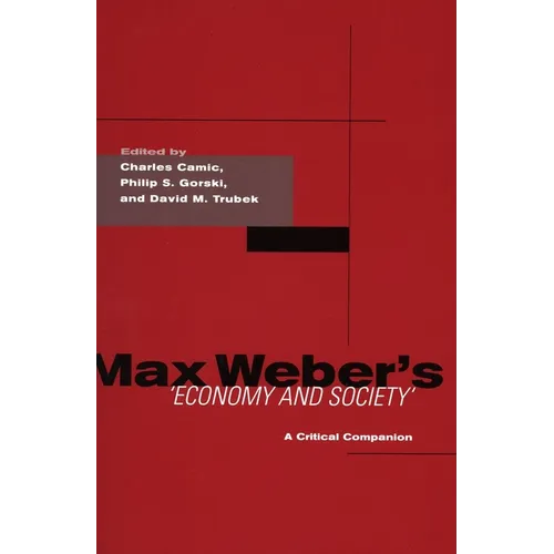 Max Weber's Economy and Society: A Critical Companion - Paperback
