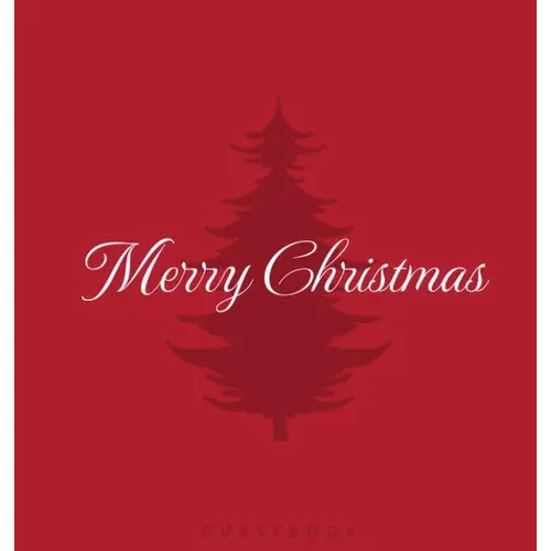 Merry Christmas: Hardcover Guest Book for Christmas Parties and Fall Holiday Events - Hardcover