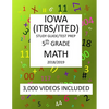 5th Grade IOWA ITBS ITED, 2019 MATH, Test Prep: 5th Grade IOWA TEST of BASIC SKILLS, EDUCATIONAL DEVELOPMENT 2019 MATH Test Prep/Study Guide - Paperback