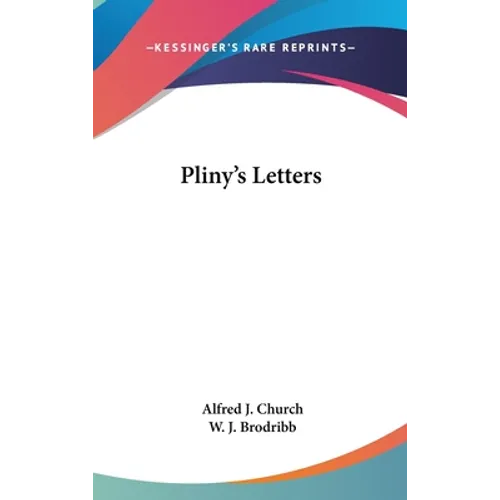 Pliny's Letters - Hardcover