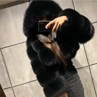 Furry Cropped Faux Fur