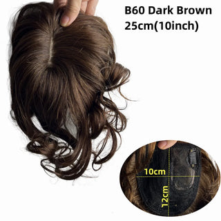 Buy b60-dark-brown Topper Bangs Hair Pieces