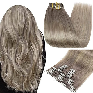Buy 19a60 Double Weft Hair Extensions Human Hair for Woman