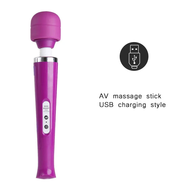 Heating AV Massager Wand Vibrators