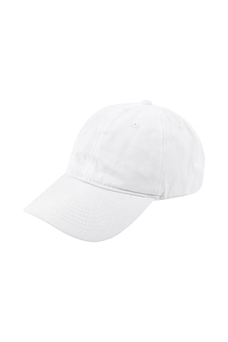 Buy white Acid Washed Baseball Cap