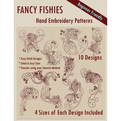 Fancy Fishies Hand Embroidery Patterns - Paperback