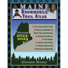 2023-2024 Maine Snowmobile Trail Map Atlas - Paperback