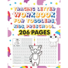 Tracing Letter Workbook For Toddlers, Kids, Preschool: 26 Cute Animals Alphabet Dot-to-dot Tracing Method Activity Book And Coloring Page With Writing - Paperback