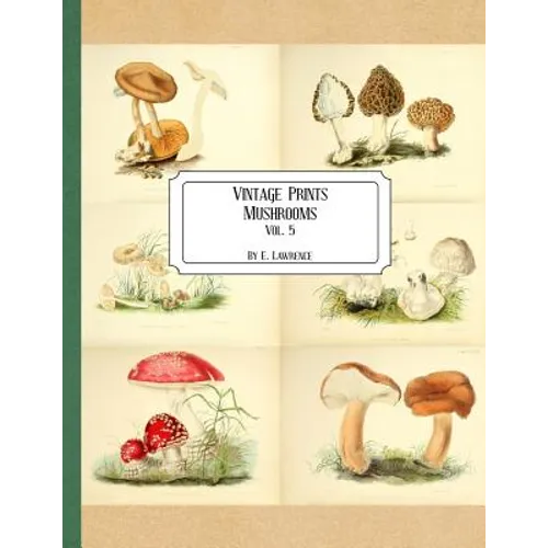 Vintage Prints: Mushrooms: Vol. 5 - Paperback